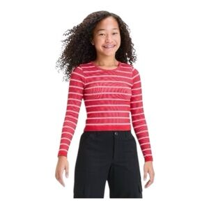 2 pack! Art Class Red and White Striped Long Sleeve Tee